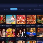 Marvel Casino live-casino lobby with live-dealer categories and provider branding